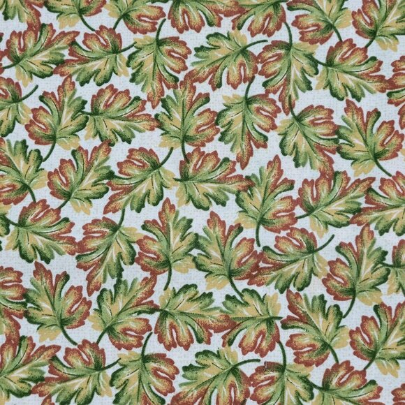 Leaves of Autumn Cotton Fabric 44 x106 Sewing Quilting & Crafts Oakhurst Fabrics - Picture 1 of 12